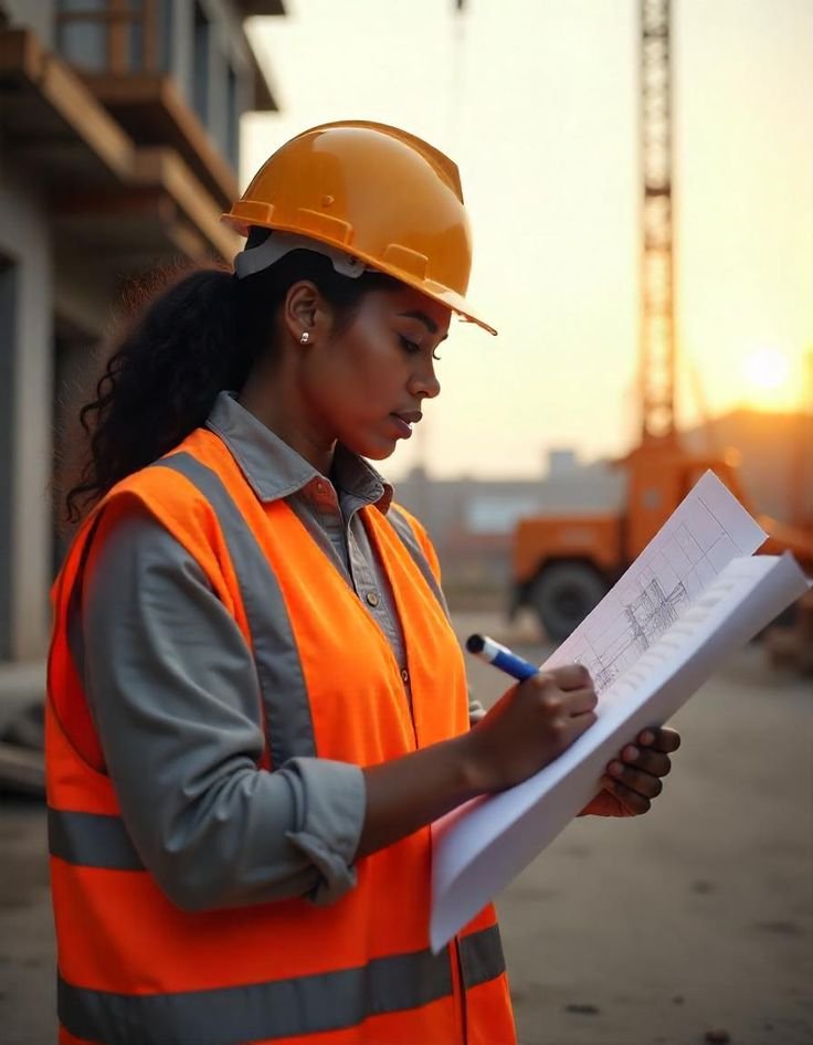 Chantier de construction - Projet PRR financé par PITROLE en RDC